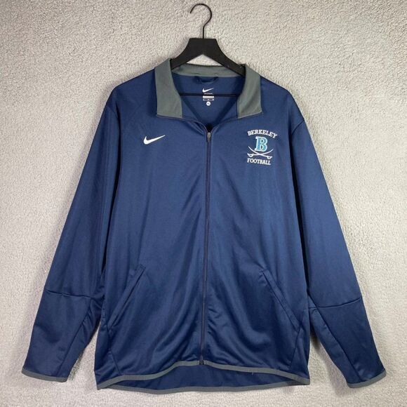 Berkeley Nike Football Jacket Mens Size XL Cal Bears Full Zip University NCAA - Picture 3 of 9